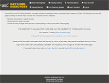 Tablet Screenshot of daysenddirectory.com